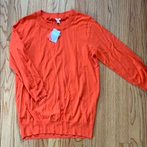 Jcrew thin crew neck sweater